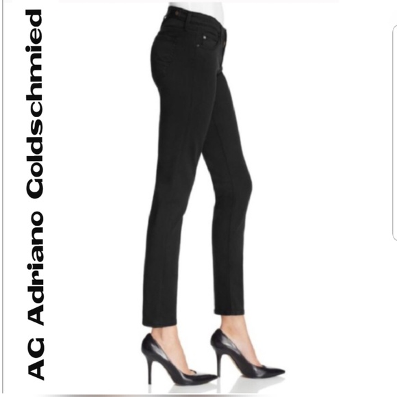 Ag Adriano Goldschmied Denim - AG Adriano Goldschmied The Stilt Black Velvet Jean